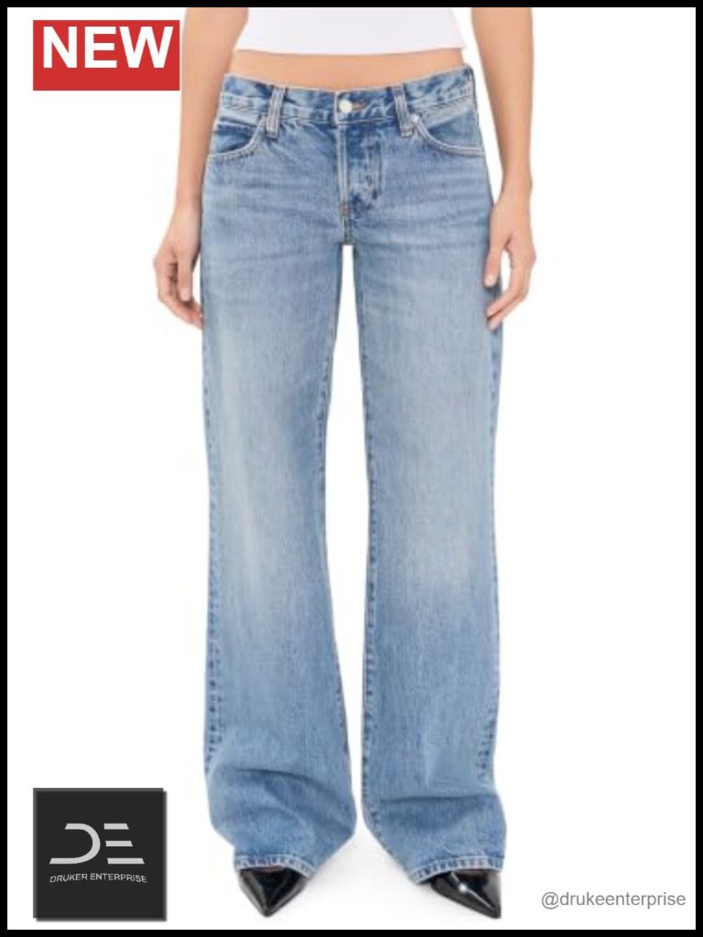 FRAME Gray Jeans Women's High-Rise Straight Leg Non-Stretch Denim